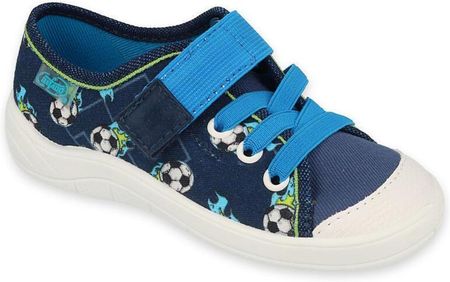 BEFADO 351X006 trampki chłopięce 1SZ niebieskie kulki 26 351X006_26