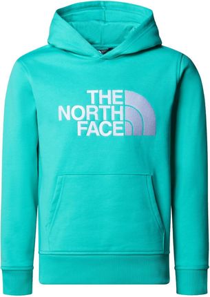 Bluza z kapturem chłopięca The North Face DREW PEAK niebieska NF0A89PSPIN