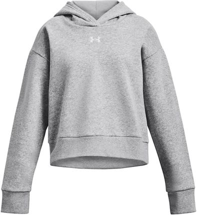 Dziecięca Bluza Under Armour UA Rival Fleece Crop Hoodie 1379517-012 – Szary