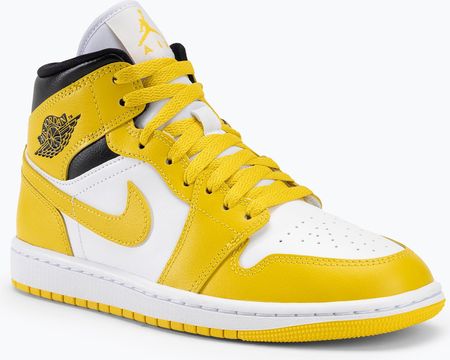 Buty damskie Nike Air Jordan 1 Mid white/black/vivid sulfur | WYSYŁKA W 24H | 30 DNI NA ZWROT Zima 2024