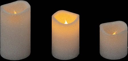 Atmosphera Zestaw Świec Led W Różnych Rozmiarach 3 Sztuki - zdjęcie 3