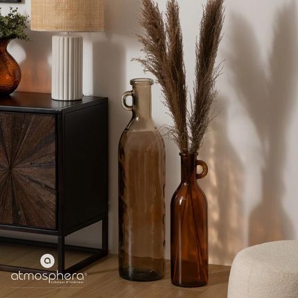 Atmosphera Wysoki Szklany Wazon Butelka Yana 75 Cm - zdjęcie 2