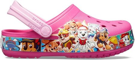 Klapki Crocs dla dzieci Fl Paw Patrol Band Clog różowe 205509 670 | Więcej sportu za mniej!