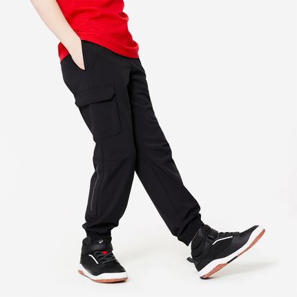 Spodnie dresowe dziecięce Domyos cargo | -20% z kodem BTS na drugi tańszy produkt z oferty dziecięcej Decathlon!