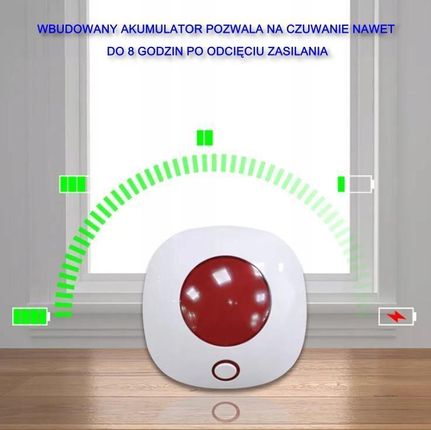 Expert Wewnętrzna Bezprzewodowa Syrena Alarmowa WSR020 - zdjęcie 2