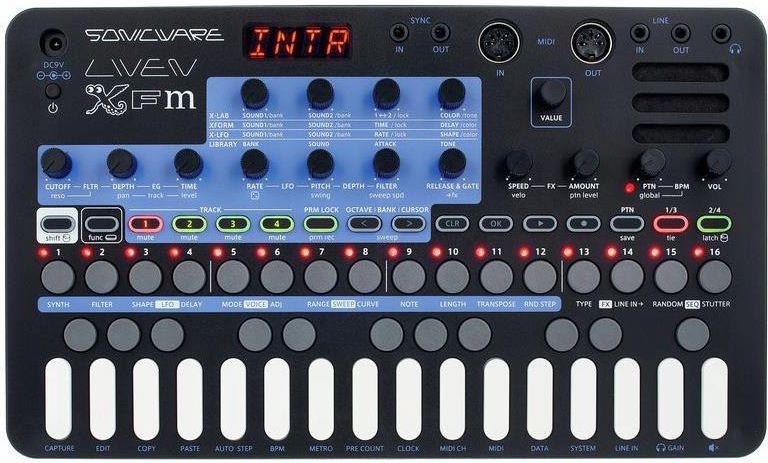 25 SONICWARE LIVEN XFM シンセサイザー Sonicware Liven XFM [FM Synthesizer Groove Box] 3 nowe