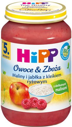Hipp Maliny I Jabłka Z Kleikiem Ryżowym Bio 6X190G