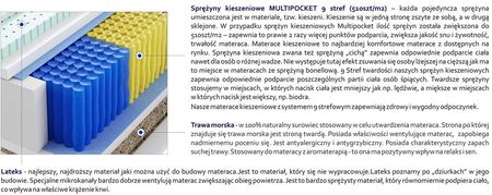 Godre Haga Trawa Multipocket 190x220 - zdjęcie 2