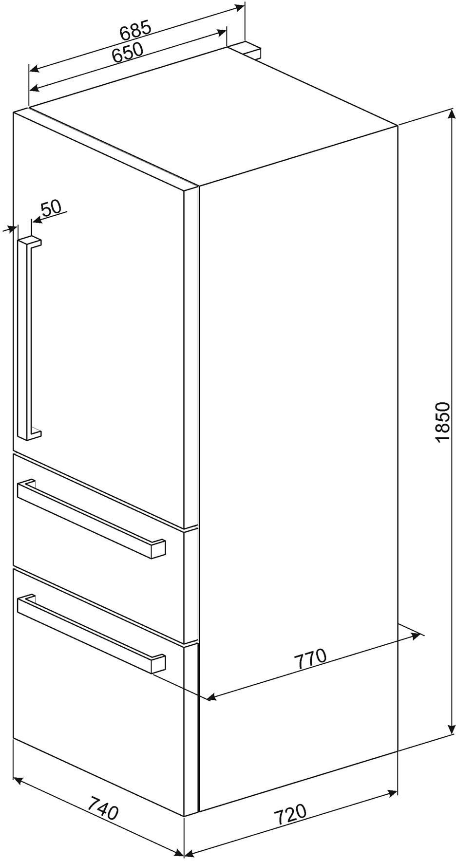 Lodówka SMEG FT41BXE Ceneo.pl