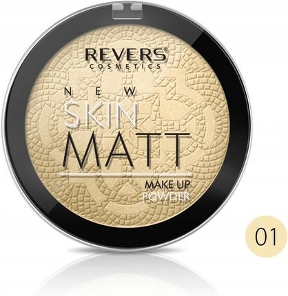 Puder matujący lekki utrwalający i wygładzający skin matt revers 01