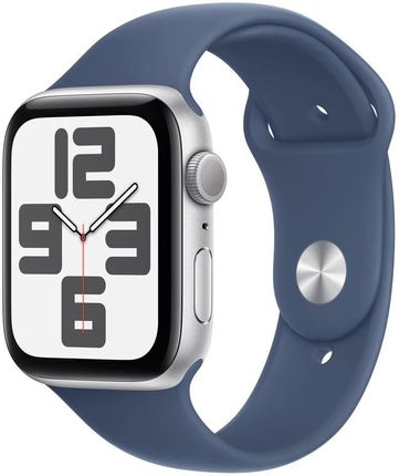 Apple Watch SE Gen.2 GPS Koperta 40mm Z Aluminium W Kolorze Srebrnym Z Paskiem Sportowym W Kolorze Sztormowego Błękitu (MXEC3ETA)