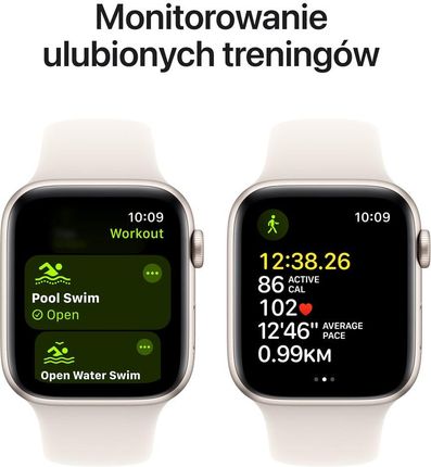 Apple - さえ Apple Watch SE Gen.2 GPS Koperta 44mm Z Aluminium W Kolorze