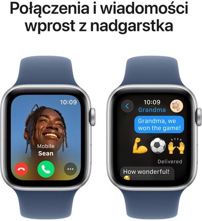Apple Watch SE Gen.2 GPS + Cell Koperta 44mm Z Aluminium W