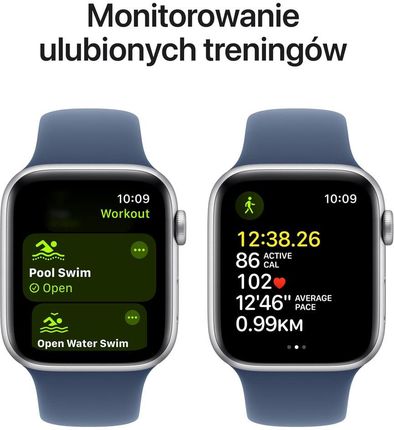Apple Watch SE Gen.2 GPS + Cell Koperta 44mm Z Aluminium W
