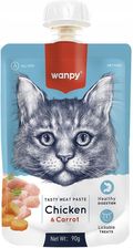Wanpy Paste Chicken & Carrot Kremowy Pasztecik Kurczak Marchewka Groszek 90G