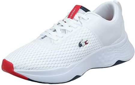 Lacoste Court-drive 0120 3 Sma Sneaker męskie buty sportowe, biały - Blanc Wht Nvy Red - 41 EU