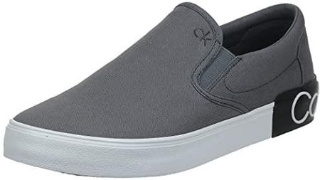 Calvin Klein Męskie buty sportowe Ryor, Szare płótno łupkowe 033, 7