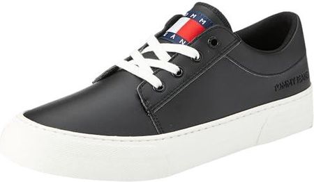 Tommy Hilfiger Męskie buty sportowe TJM Vulc. Skate Derby Ess, Czarny, 46 EU