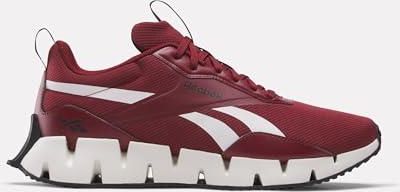 Reebok Unisex Zig Dynamica Str Sneaker, Kreda bordowa bogata czarna, 35 EU