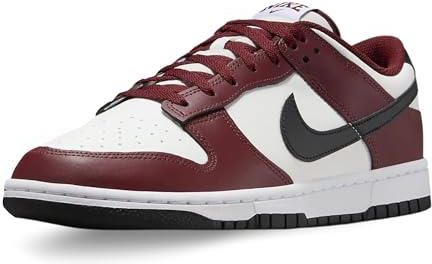 NIKE Dunk Low Sneakersy dla mężczyzn, Dark Team Red Black Summit White, 40 EU