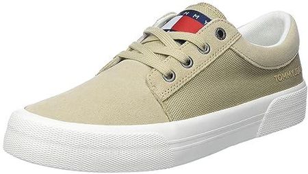 Tommy Hilfiger Męskie buty sportowe TJM Vulc. Skate Derby wulkanizowane, Drzewo sandałowe, 46 EU