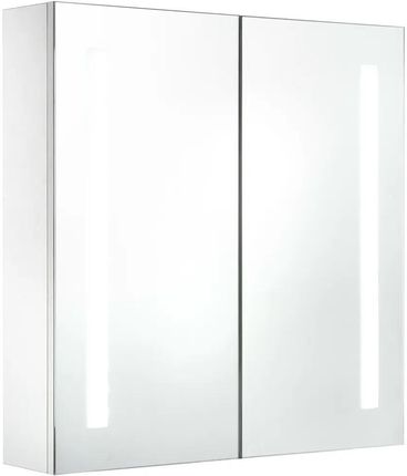 Zakito Europe Szafka Z Lustrem Led 60x14x62cm Biało-Srebrna (ZE285125)