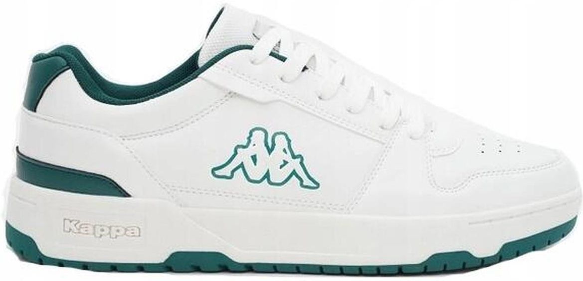 Kappa AUTHENTIC ARKLOW UNISEX - Sneakers basse - white/grey light/green dark/bianco