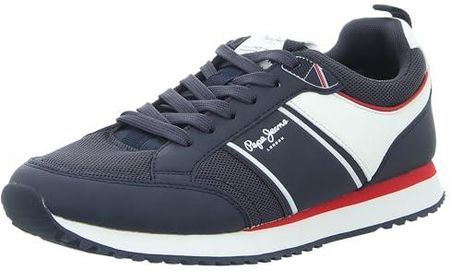 Pepe Jeans Męskie buty sportowe marki Dublin, niebieskie (granatowe), 45, niebieski (Blue Navy), 46 EU