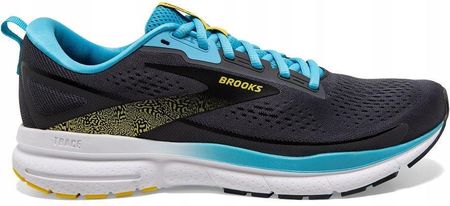 Brooks Trace 3 męskie sneakersy, Forged Iron Blue Yellow, 46 EU