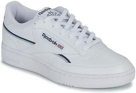 Reebok Club C 85 Vegan Adidasy Mężczyźni , Ftwr białe obręcze niebieskie F23 Steely Fog F23 , 39 EU