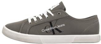 Calvin Klein Jeans Męskie buty sportowe Essential, Zielony zakurzony oliwkowy jasny biały, 39 EU