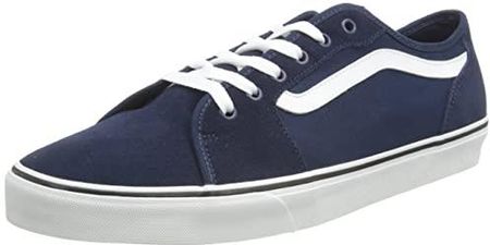 Vans Męskie buty sportowe Filmore Decon, Zamszowa sukienka płócienna blues biała, 39 EU