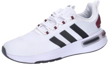 adidas Męskie buty sportowe Racer Tr23, Ftwr Biały Rdzeń Czarny Cień Czerwony, 43 1/3 EU