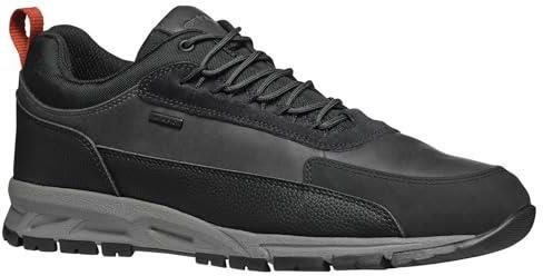 Geox U Doray B ABX B Sneakers voor heren, Dove Grey Black, 44 EU