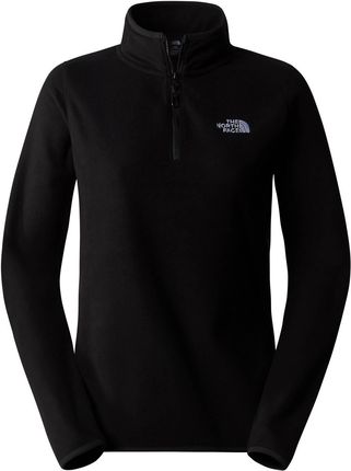 Polar damski The North Face 100 GLACIER 1/4 ZIP czarny NF0A855M4H0