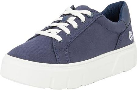 Timberland Męskie buty sportowe Laurel Court, granatowe płótno, 39 EU szerokie, Navy Canvas, 39 EU Weit