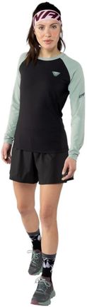 Damska Koszulka Techniczna Dynafit Alpine Pro W L/S Tee - black out jadelite