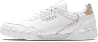 hummel Unisex Forli Sneaker, białe/różowe DUST, 41 EU, White Rose Dust, 41 EU