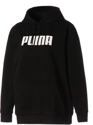 Bluza z kapturem damska Puma ESS OVERSIZED FL czarna 84719301