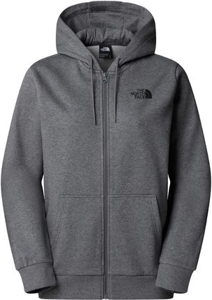 Bluza z kapturem damska The North Face SIMPLE DOME FULL ZIP szara NF0A89EWDYY