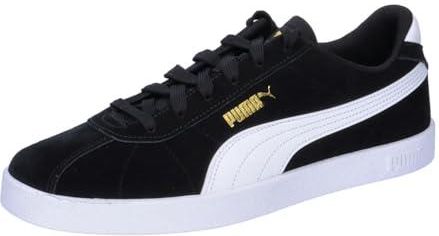 PUMA Unisex Club Ii Sneaker, Puma Black PUMA White PUMA Gold, 38.5 EU