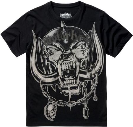 Brandit Motörhead T-shirt z nadrukiem Warpig, czarny