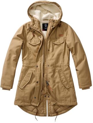 Brandit Marsh Lake parka damska kurtka zimowa z kapturem, khaki