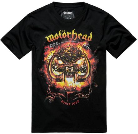 Brandit Motörhead T-shirt Overkill, czarny