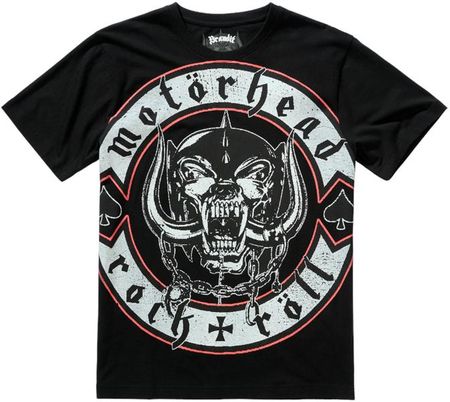 Brandit Motörhead T-shirt Rock Röll, czarny