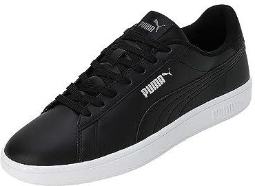 PUMA SMASH 3.0 L Adidasy Uniseks, PUMA BLACK-PUMA BLACK-PUMA WHITE, 39 EU