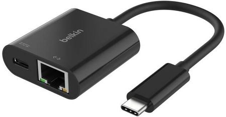 Belkin Adapter USB-C - Ethernet z funkcją ładowania PS 100W (INC019BTBK)