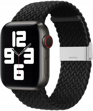 Hurtel Pasek Elastyczny Z Zapięciem Black Do Apple Watch 7 8 9 41Mm