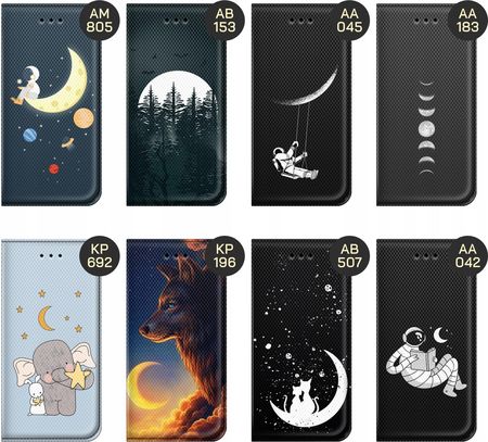 Hello Case Etui Z Klapką Do Google Pixel 9 Pro Xl Księżyc Gwiazdy Kosmos Planety - zdjęcie 3