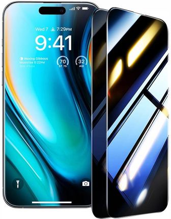 Torras Ochronne Wytrzymałe Szkło Hartowane Prywatyzujące Iphone 16 Plus 9h+ - zdjęcie 3